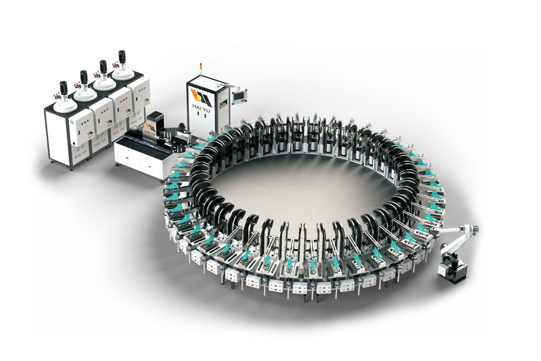  HY-DP3I1-120A/250A全自動(dòng)圓盤(pán)聚氨酯澆注機(jī)